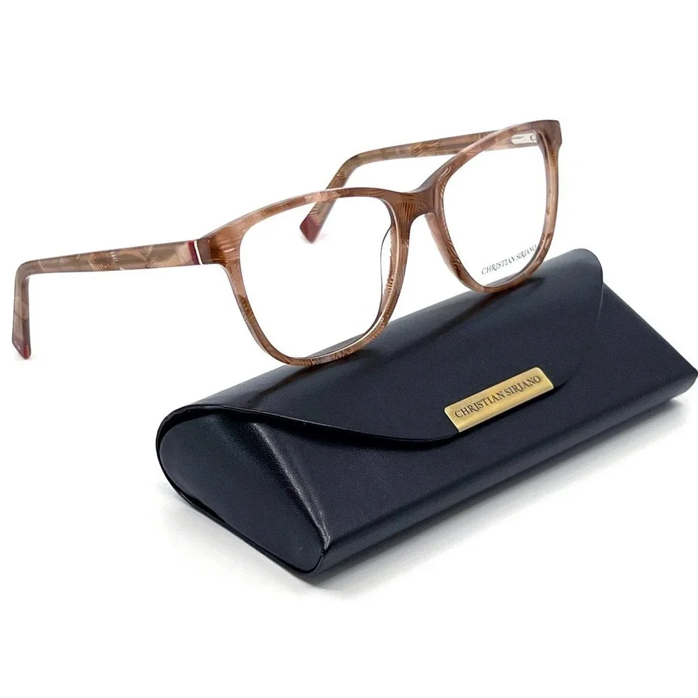 NEW!!! CHRISTIAN SIRIANO Eye Frames AMBER PNKMB